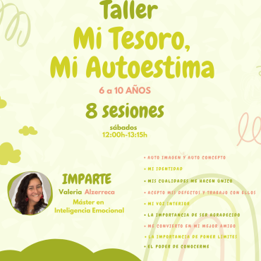 Segunda Edición de “Mi Tesoro, Mi Autoestima”: Taller Infantil para Crecer con Confianza